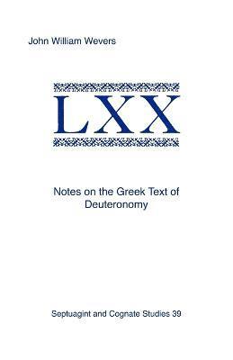 bokomslag Notes on the Greek Text of Deuteronomy