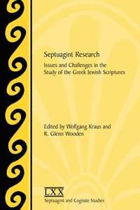 bokomslag Septuagint Research