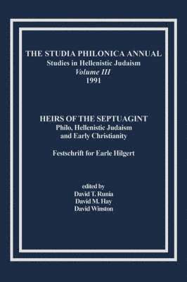David T. Runia, David M. Hay, David Winston - Studia Philonica Annual, III, 1991, Häftad