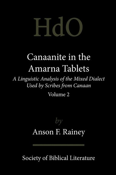 bokomslag Canaanite in the Amarna Tablets