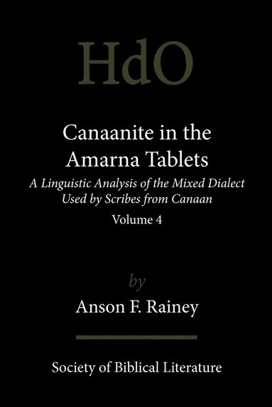 bokomslag Canaanite in the Amarna Tablets