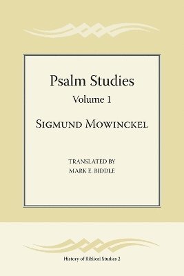bokomslag Psalm Studies, Volume 1