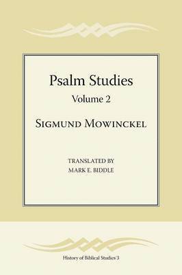 bokomslag Psalm Studies, Volume 2