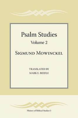 Psalm Studies, Volume 2