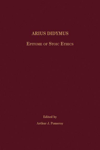 bokomslag Arius Didymus