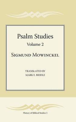 Psalm Studies, Volume 2 1