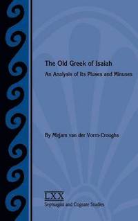 bokomslag The Old Greek of Isaiah