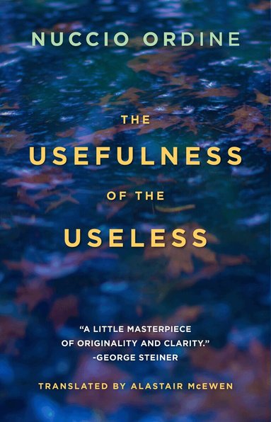 Nuccio Ordine - Usefulness of the Useless, Häftad