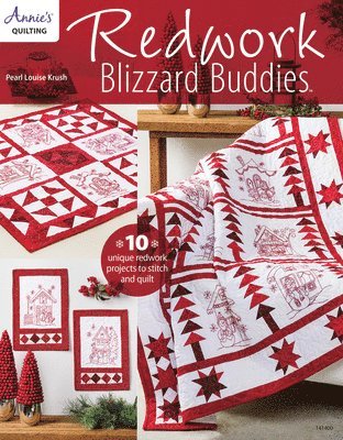 Pearl Louise Krush - Redwork Blizzard Buddies, Häftad