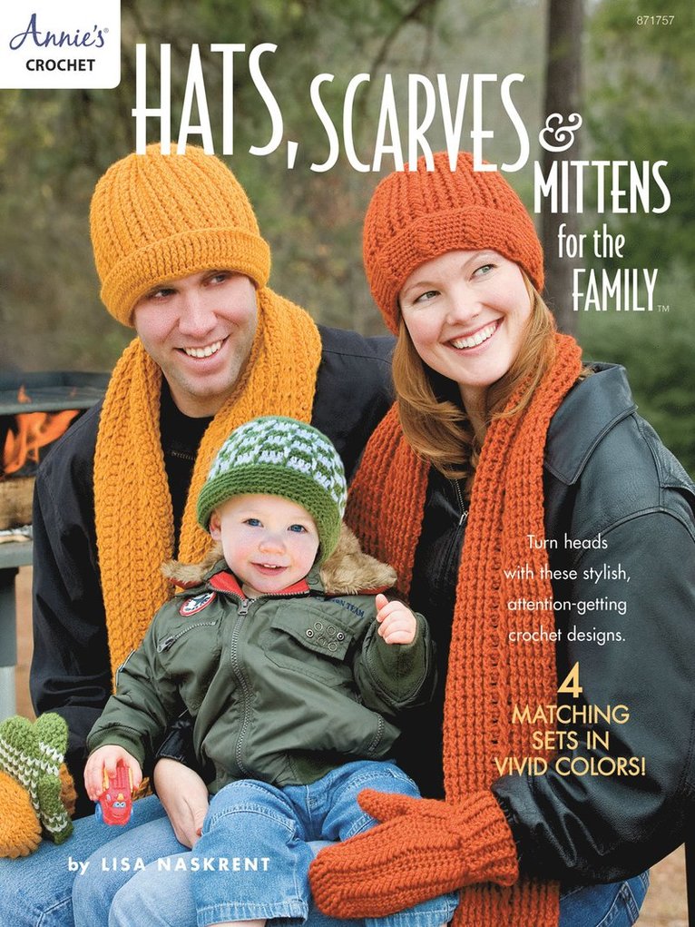 Lisa Naskrent - Hats, Scarves & Mittens for the Family, Häftad