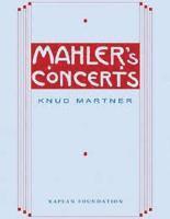 bokomslag Mahler's Concerts