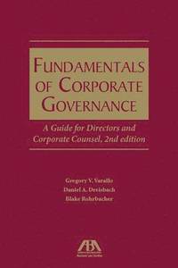 bokomslag Fundamentals of Corporate Governance