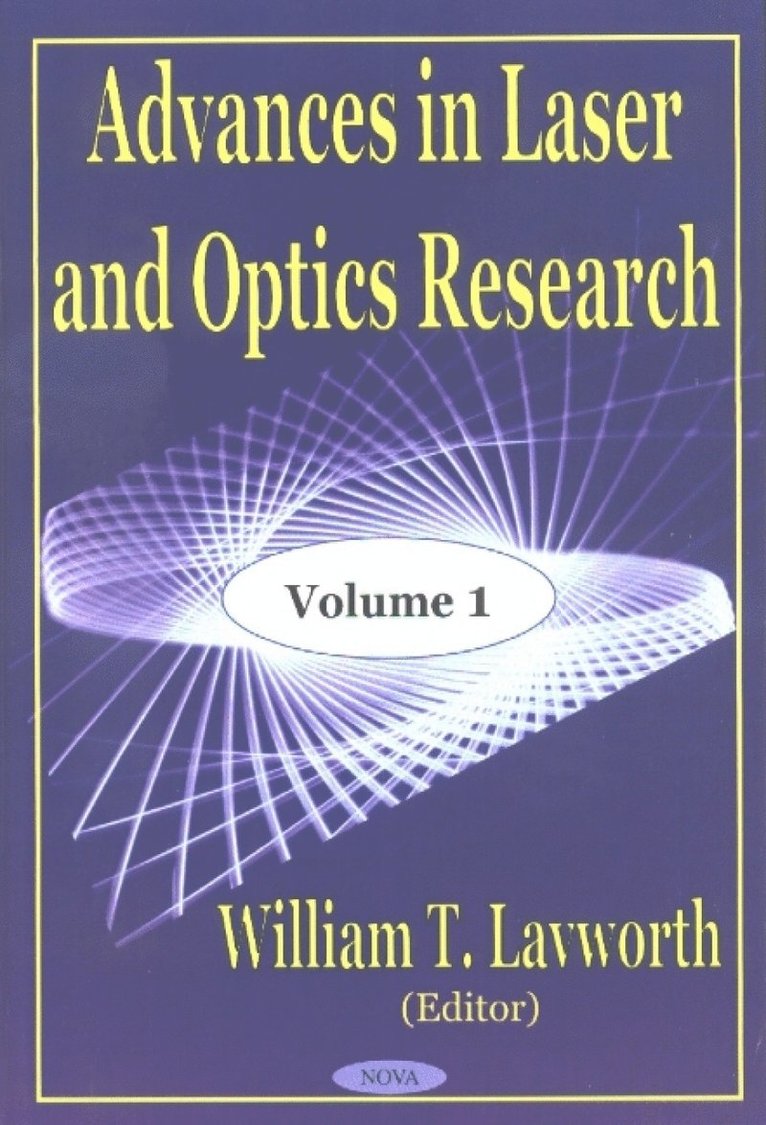 Advances in Laser & Optics Research 1
