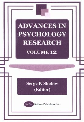 Advances in Psychology Research 1