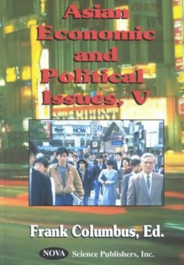 Frank Columbus - Asian Economic & Political Issues V, Inbunden