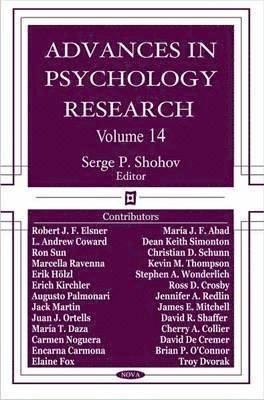 Advances in Psychology Research 1