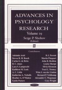 bokomslag Advances in Psychology Research