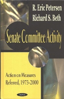 bokomslag Senate Committee Activity