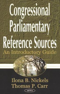 bokomslag Congressional Parlimentary Reference Sources