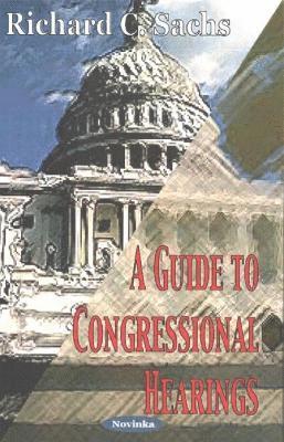 Guide to Congressional Hearings 1