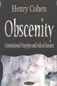 bokomslag Obscenity & Indecency