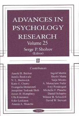 Advances in Psychology Research 1