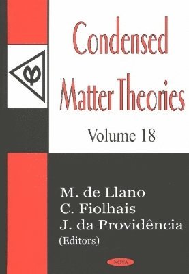 bokomslag Condensed Matter Theories, Volume 18