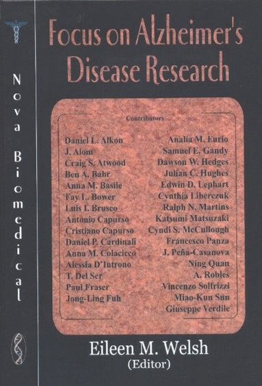 bokomslag Focus on Alzheimer's Disease Research