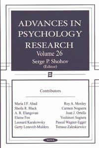 bokomslag Advances in Psychology Research