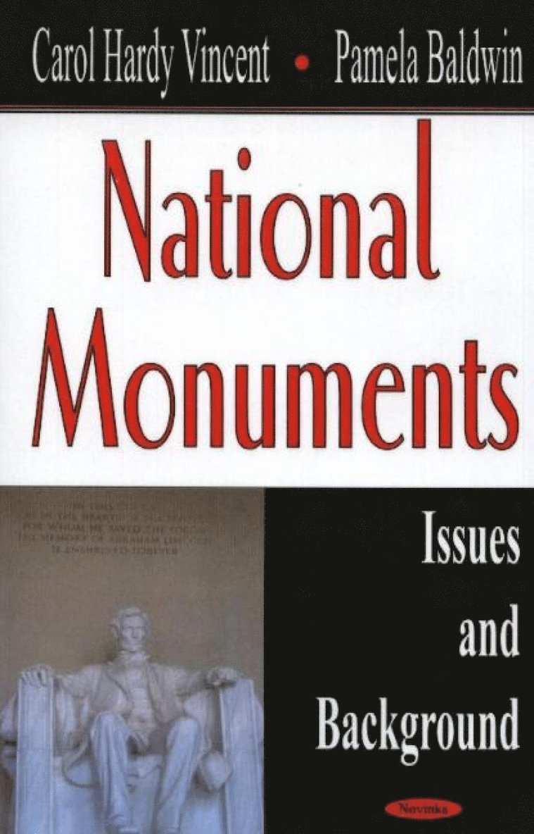 Carol Hardy Vincent, Pamela Baldwin - National Monuments, Häftad
