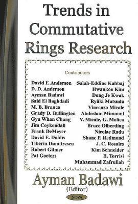 bokomslag Trends in Commutative Rings Research