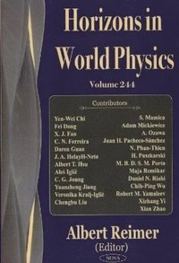 bokomslag Horizons in World Physics, Volume 244