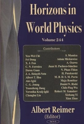 bokomslag Horizons in World Physics, Volume 244