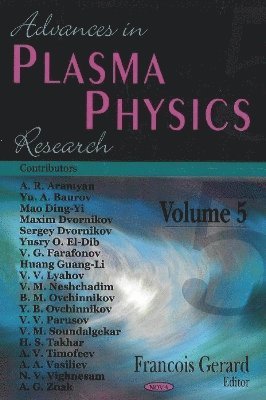 bokomslag Advances in Plasma Physics Research