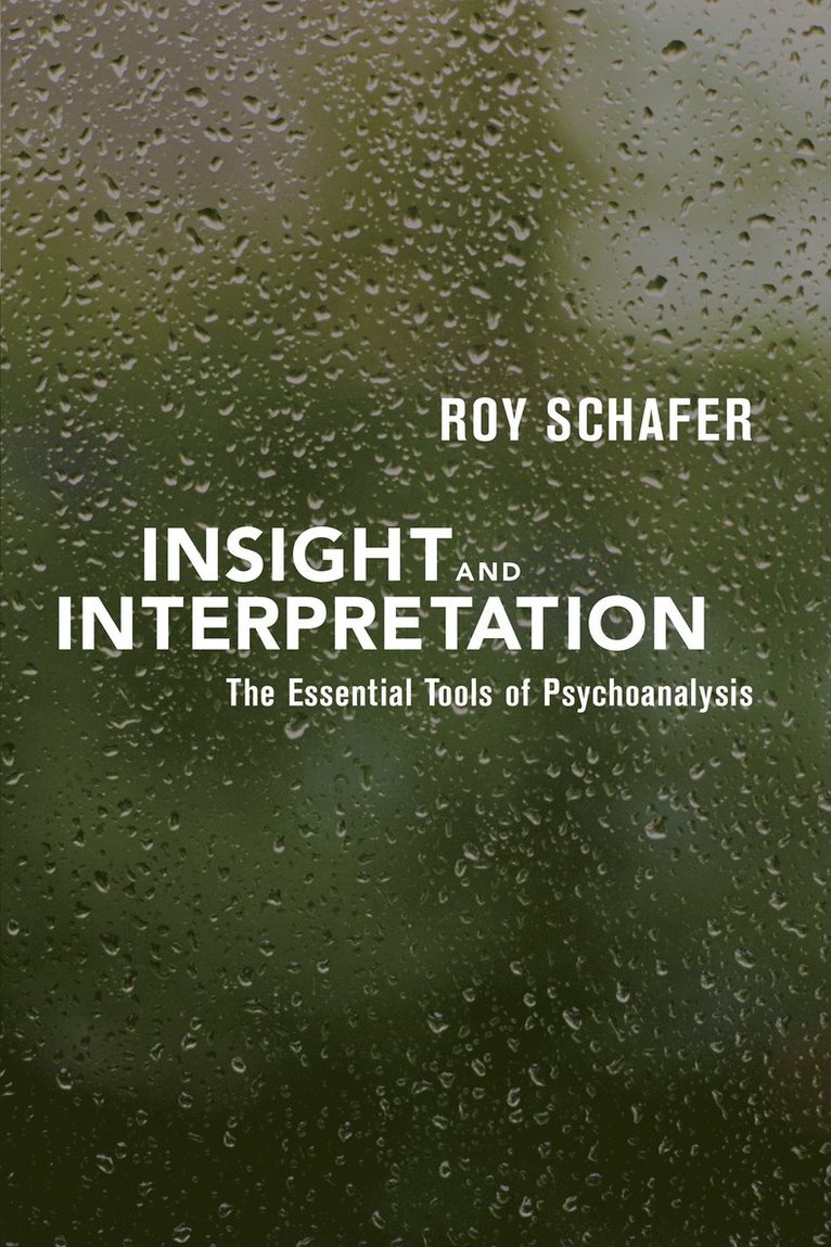 Roy Schafer - Insight and Interpretation, Häftad