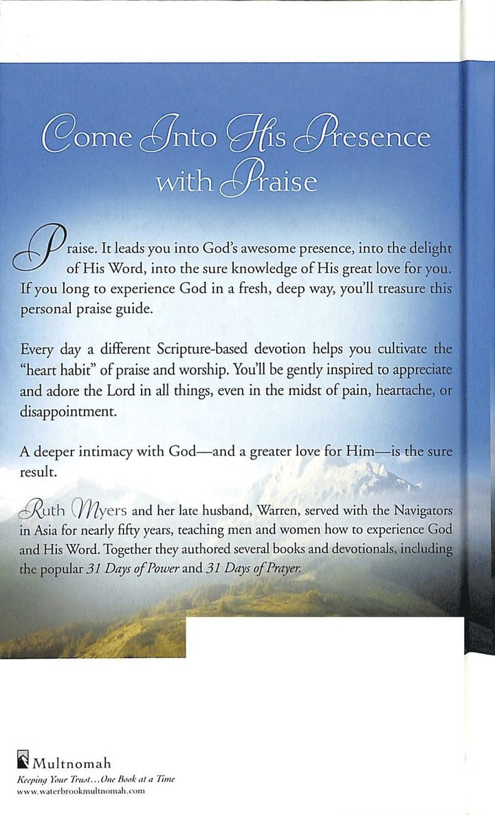 31 Days of Praise