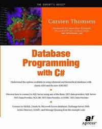 bokomslag Database Programming With C#