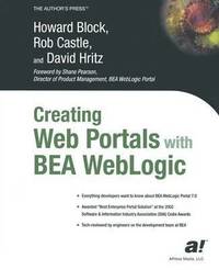 bokomslag Creating Web Portals with BEA WebLogic