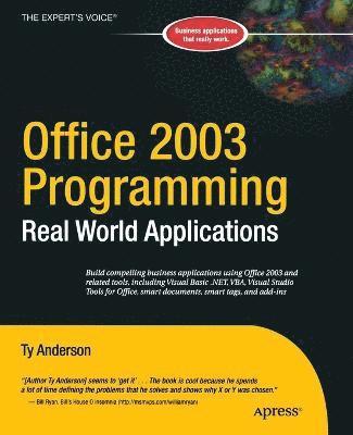 Ty Anderson - Office 2003 Programming, Häftad