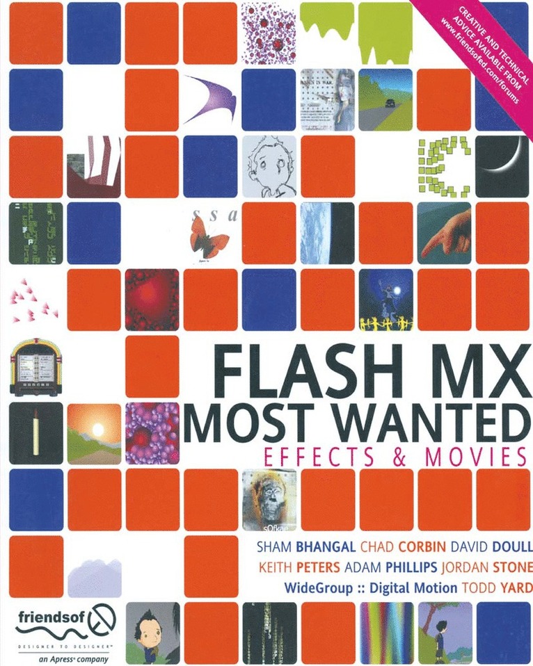 David Doull, Chad Corbin, Adam Phillips, Maria Stone, Keith Peters, Sham Bhangal, Gerald YardFace, Gerald Yardface - Flash MX Most Wanted, Häftad