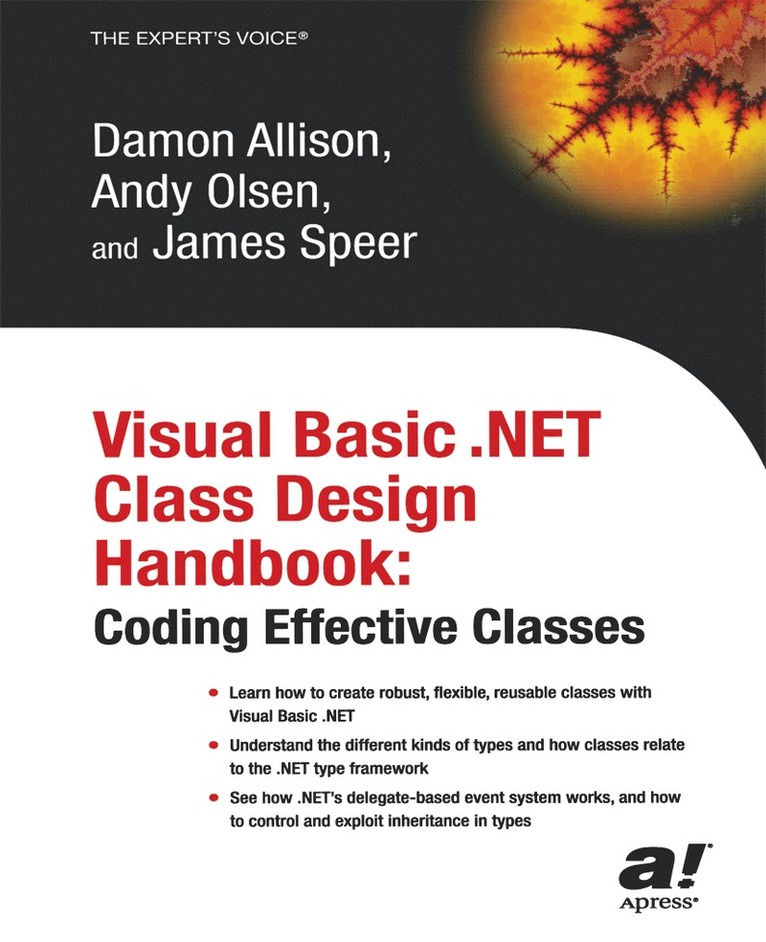 Geir Olsen, Damon Allison, James Speer, Andy Olsen - Visual Basic .NET Class Design Handbook, Häftad