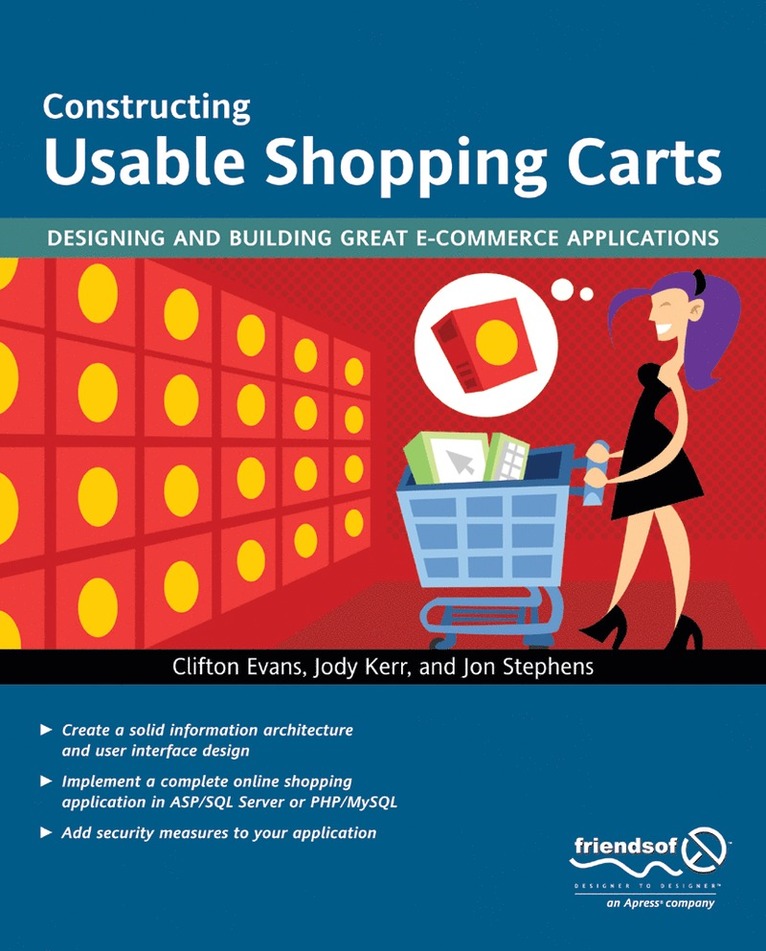 Jody Kerr, Jon Stephens, Clifton Evans - Constructing Usable Shopping Carts, Häftad