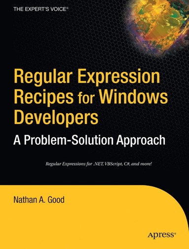 bokomslag Regular Expression Recipes for Windows Developers