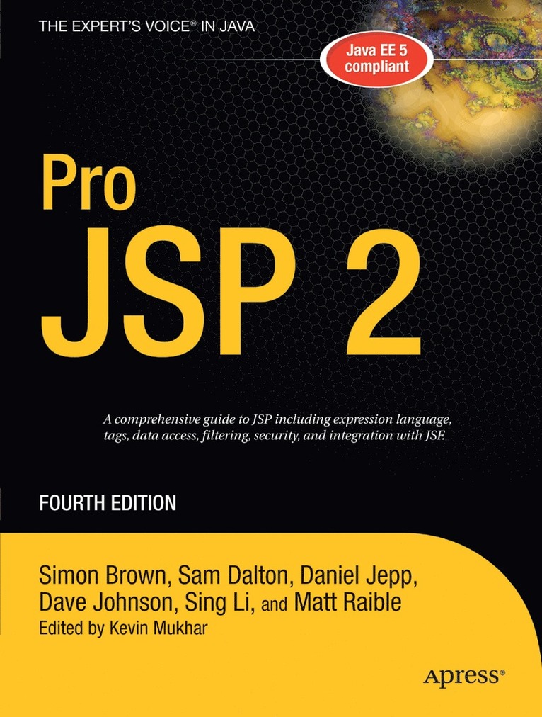 Simon Brown, Sam Dalton, Sing Li, Daniel Jepp, Matt Raible, David Johnson - Pro JSP 2, Häftad