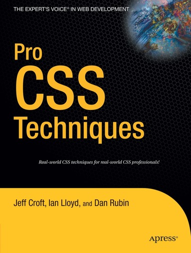 Dan Rubin, Ian Lloyd, Jeffrey Croft - Pro CSS Techniques, Häftad