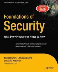 bokomslag Foundations of Security: What Every Programmer Needs to Know