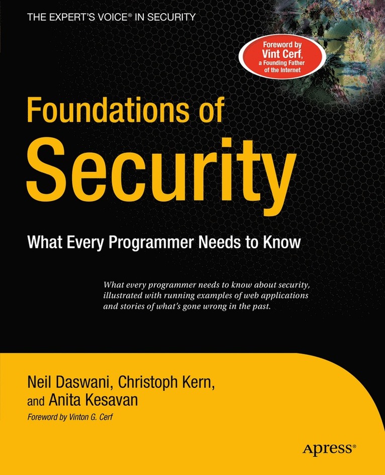 Foundations of Security: What Every Programmer Needs to Know 1