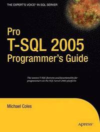 bokomslag Pro T-SQL 2005 Programmer's Guide