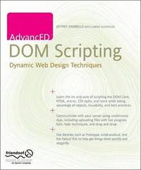 bokomslag AdvancED DOM Scripting: Dynamic Web Design Techniques
