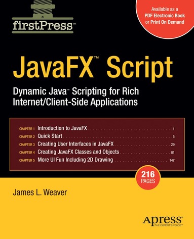 James Weaver - JavaFX Script, Häftad